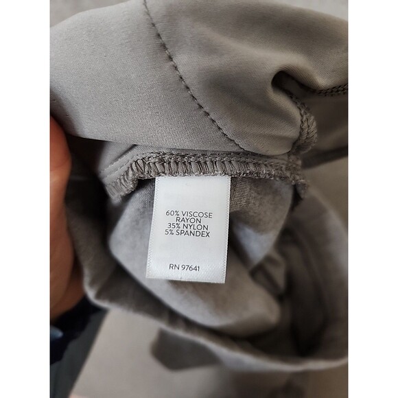 J Jill Ponte Knit Slim Leg Pants Womens M Beige Pull On Elastic Waist Stretch - Picture 7 of 8